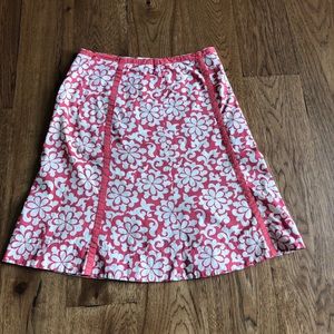 Boden Floral Skirt Size 6